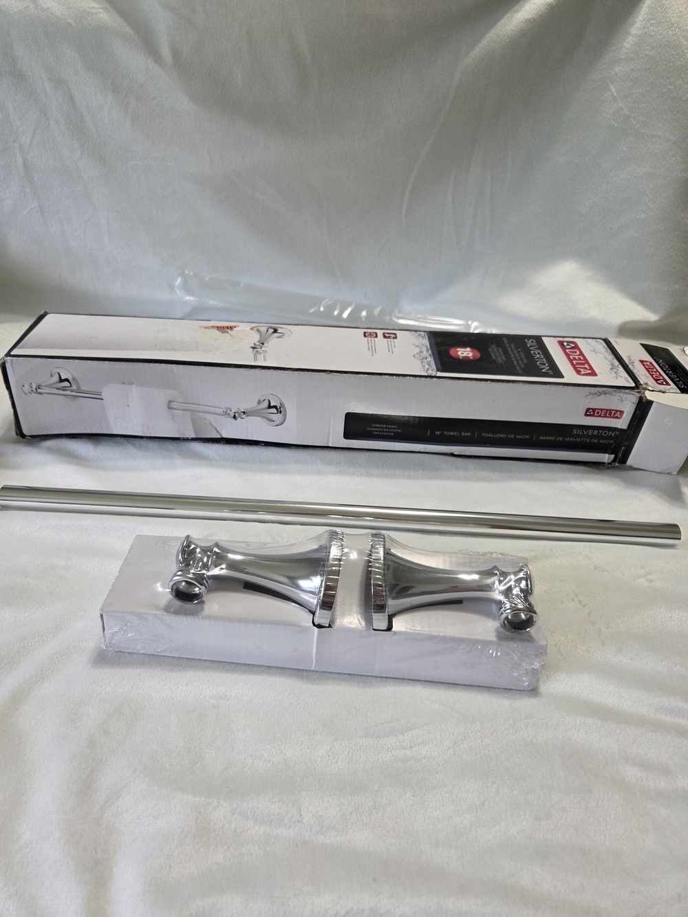 Delta Silverton 18" Chrome Towel Bar Model # 132887